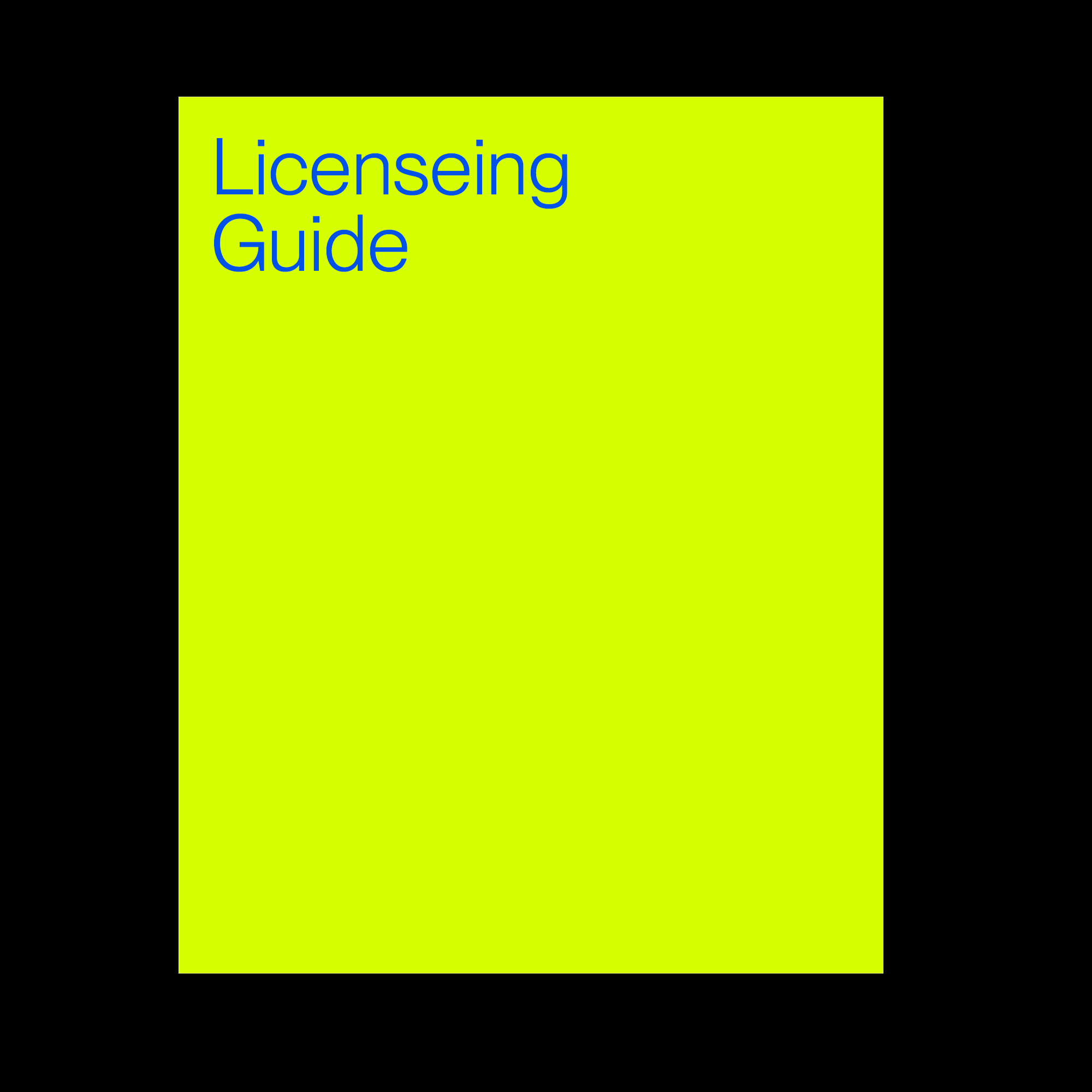 T1 Foundry: Licensing Guide (Coming Soon)